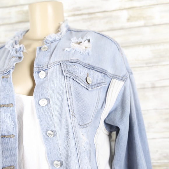 PacSun Los Angeles Jean Jacket sz One size - Picture 4 of 8